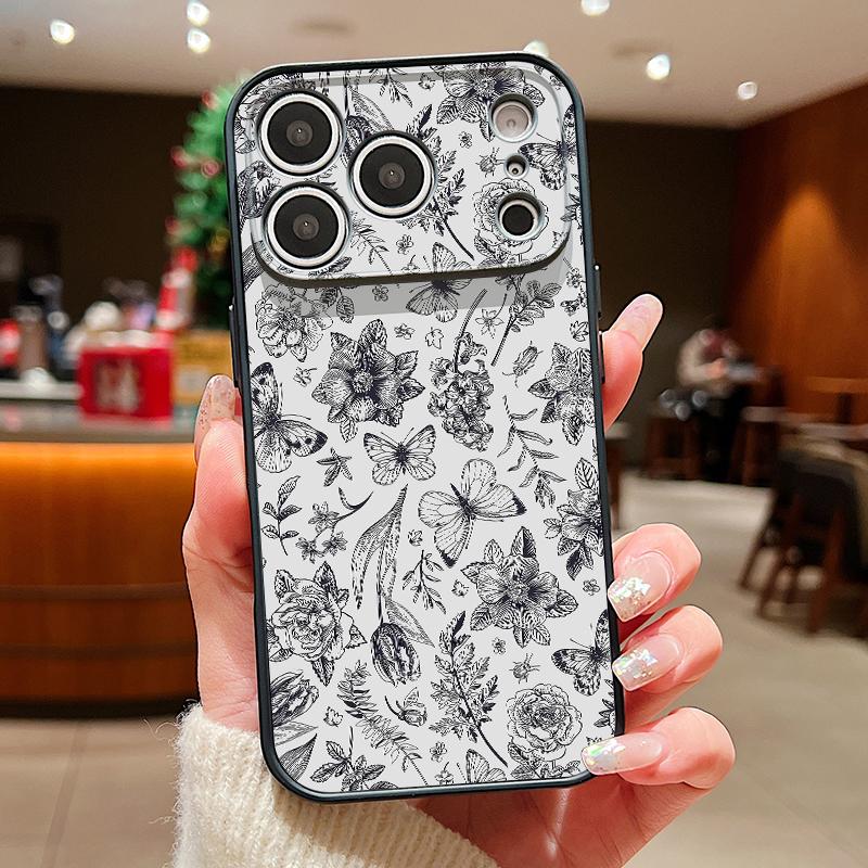 Pastoral Wildflower Case For iPhone 17 18 Pro Max Magnetic For Magsafe Skin Feel Hybrid Phone Cover For iPhone 16 15 14 13 Pro Max