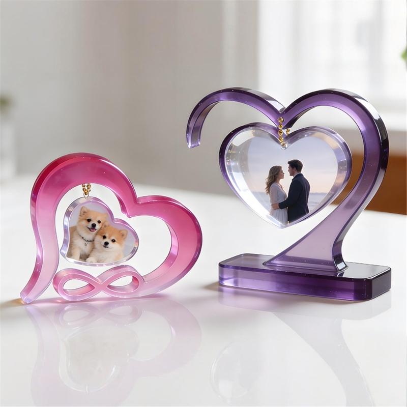 Photo Frame Resin Molds,Heart Shape Silicone Molds for Resin DIY Personalised Picture Frame Epoxy Resin Mould Art Craft