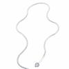 925 Sterling Ezüst Szélesség 1mm/2mm/3mm Kerek Kígyólánc Divatos 40-75cm Ezüst Nyaklánc Nőknek Férfi Ékszer Party Ajándékok