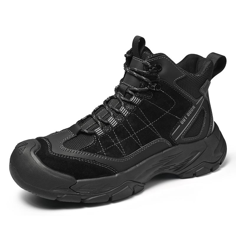 Comfortable Men's Sneakers Hiking Boots Casual Shoes Daily Walking Travel Shoes Fashionable Treking Footwear Lightweight Mesh Shoes