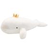 White Whale Soft Plush Toy Under The Sea Crown Whale Cute Ocean Animal Stuffed Plushies Dolls Gifts Ideal For Girls Kid Birthday Decoration