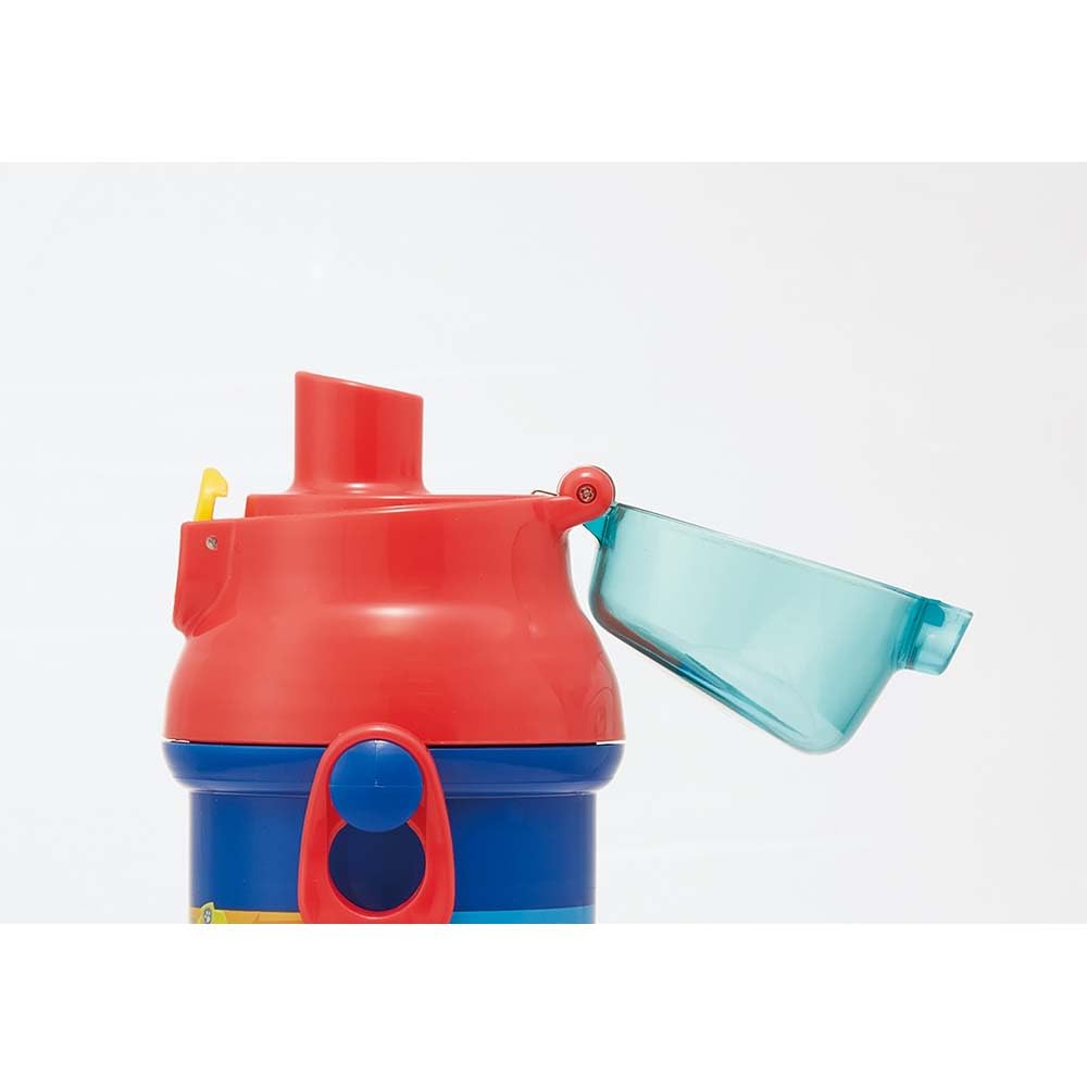 Skater Water Direct Dishwasher Made In Paw Patrol Children's Bottle, 480ml, Drinking, Plastic, One-Touch Operation, Safe, Japan, 24, Boys',