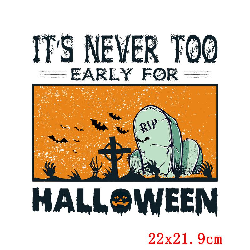 Cartoon Animal Applique Iron On Transfer Funny Pumpkin Heat Transfer Patch For Clothes Hippie Cat Thermal Stickers On Clothes