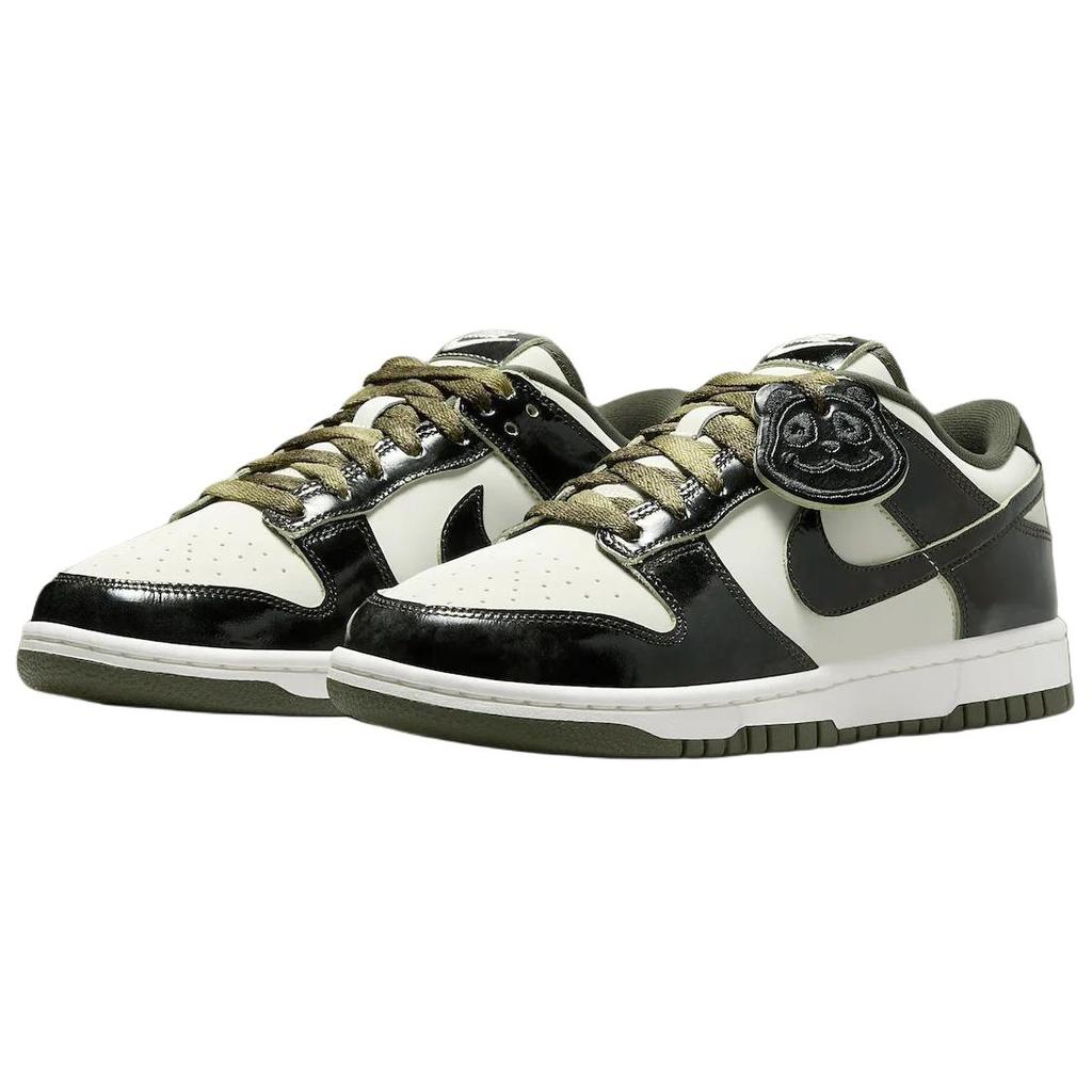 Nike Scarpe da Skateboard Dunk Antiscivolo Resistenti all'Usura Basse Unisex Bianco Nero HQ1918-001
