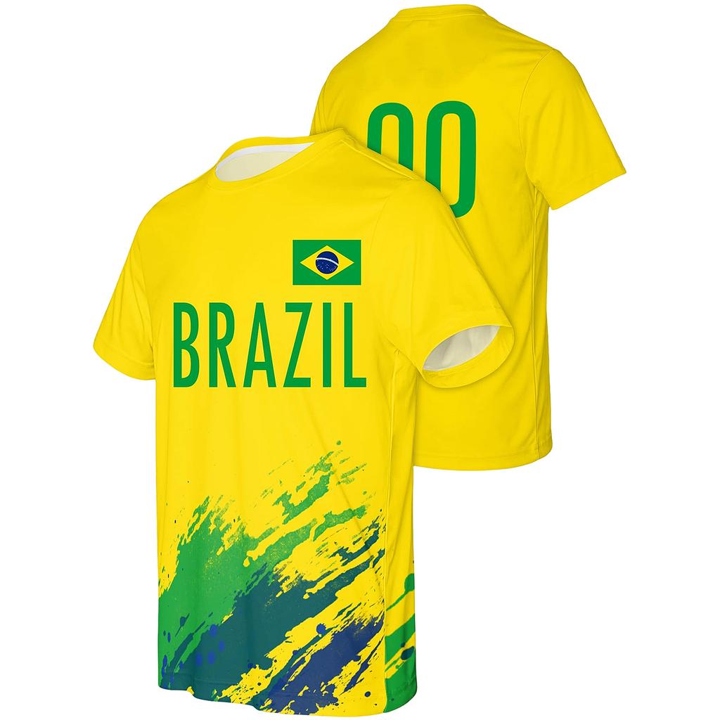 Argentina Soccer Jersey Supporter Shirt Men Women Football Fan Apparel Short Sleeve Lightweight Breathable Material