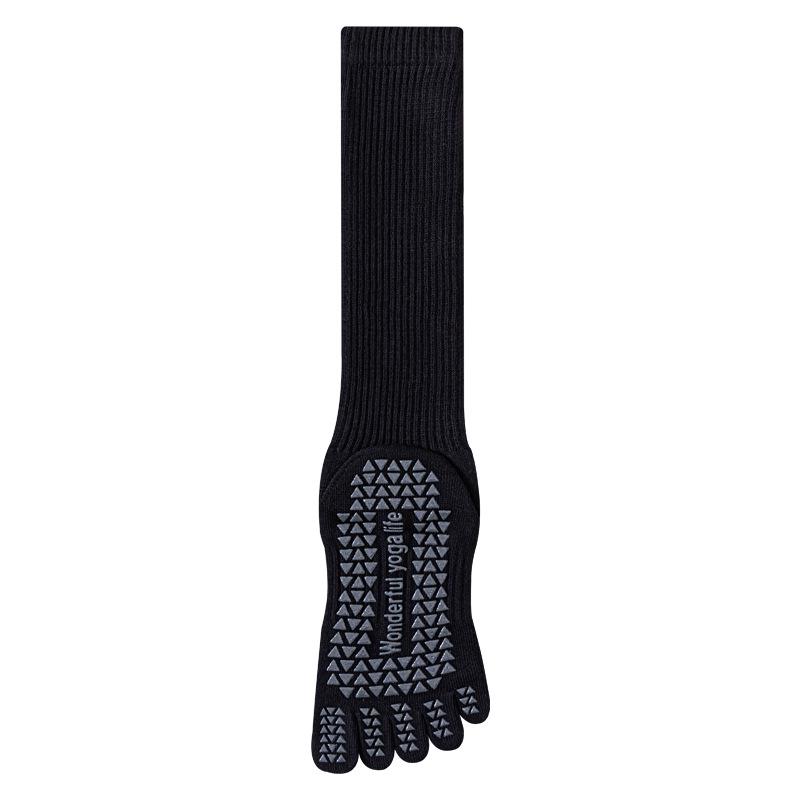 Vijfvingerige Antislip Dames Yoga Sokken voor Pilates & Fitness (Lente/Herfst)