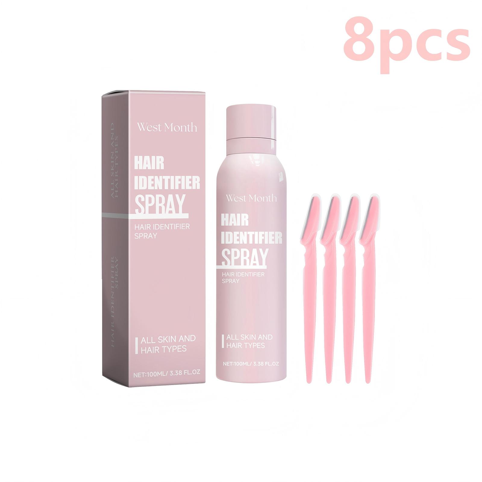 West Month Haaridentificatiespray voor Dermaplaning Pijnloze Kalmerende Huidverzachtende Scheer Gezicht Behandeling Haargroei Remmer