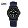Moderne Herren Armbanduhr mit rundem Zifferblatt und Nylonband für Outdoor-Sport und Business, Quarz