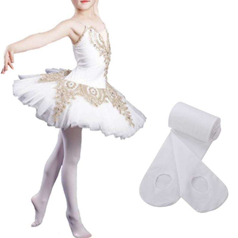 Women Girls Solid Color Transition Ballet Tights Ultra-Soft Comfortable Opaque Convertible Dance Tights Pantyhose Stocki