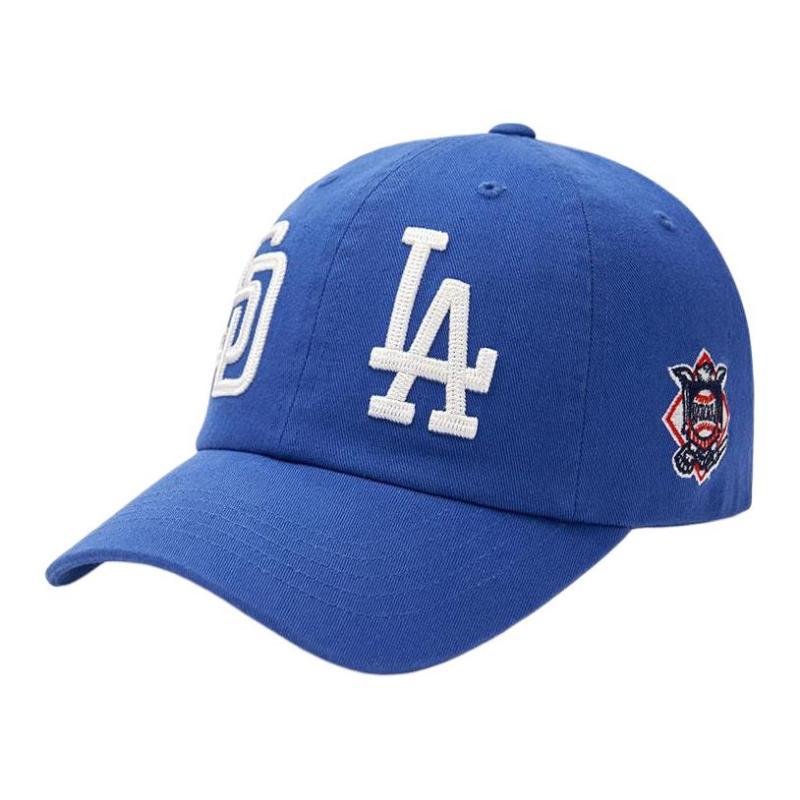MLB Cotton, Polyester Baseball Caps Unisex Blue Fashion 3ACPB215N-00BLS