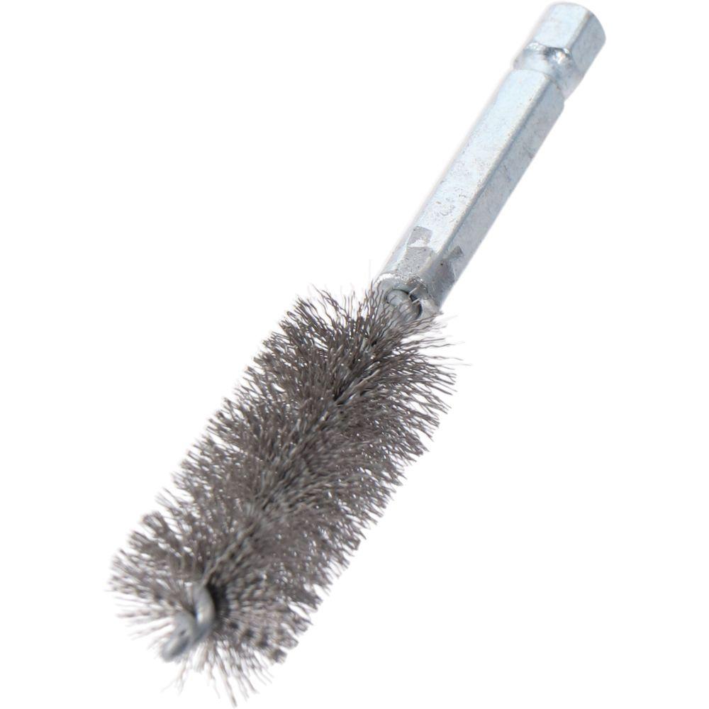 6Pcs Different Sizes Stainless Steel Bore Brush 4'' Long Bristles Wire Brush  Rust, Cleaning Tubes