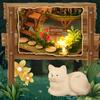 Tiny House Kit Unfinished Easy to Assemble Desktop Decoration with Furniture