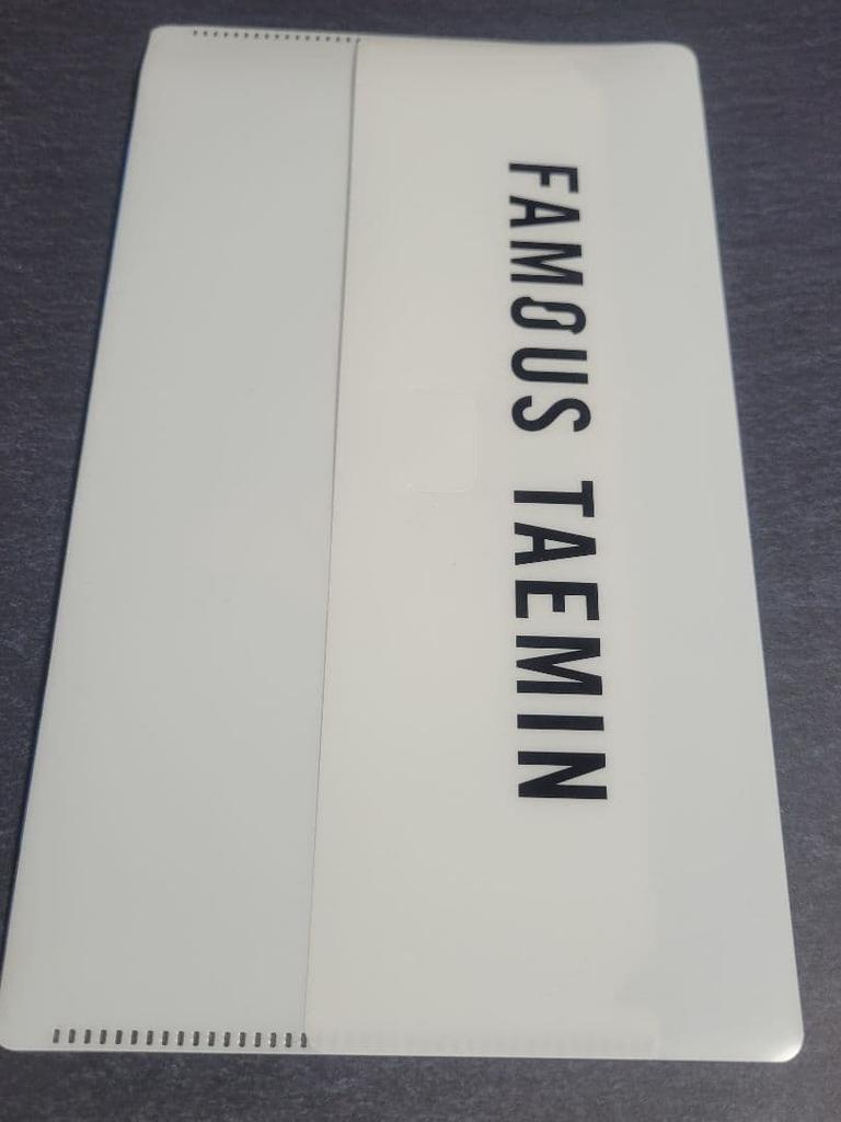 [USED] SHINee Taemin FAMOUS First Press Limited Edition B Mini Album