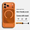 Matte Magnetic Full-Coverage Case with Stand for iPhone 17 Pro Max