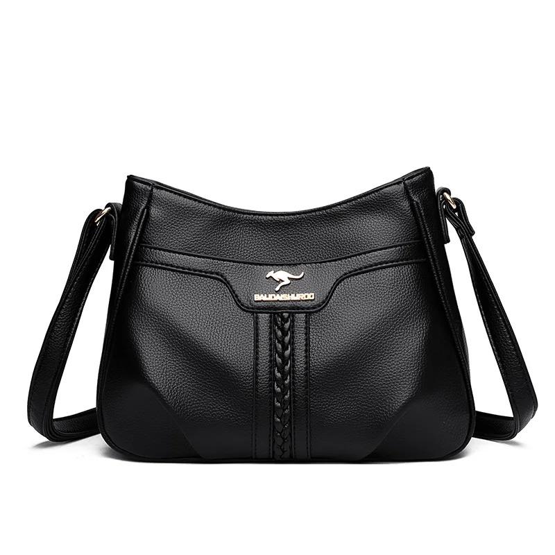 Einfache Retro Damen Schultertasche, Lässige Umhängetasche, Modische Damen Schultertasche, Geeignet für Alltag, Shopping, Pendeln