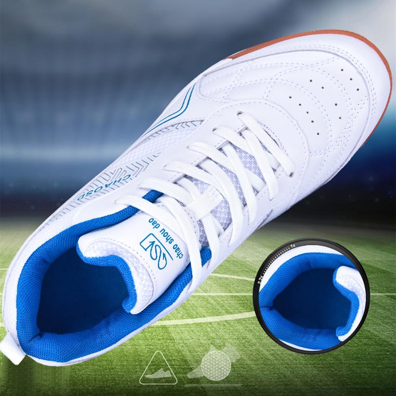 Męskie Profesjonalne Korki Piłkarskie Antypoślizgowe Korki Treningowe Futsal Odporne na Zużycie Ultralekkie Outdoorowe Halowe Unisex Trampki