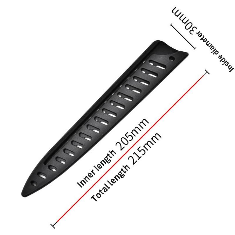 

Черная пластиковая защитная крышка лезвия кухонного ножа на крышку ножа 3,5-10 дюймов 8in Slicing knife