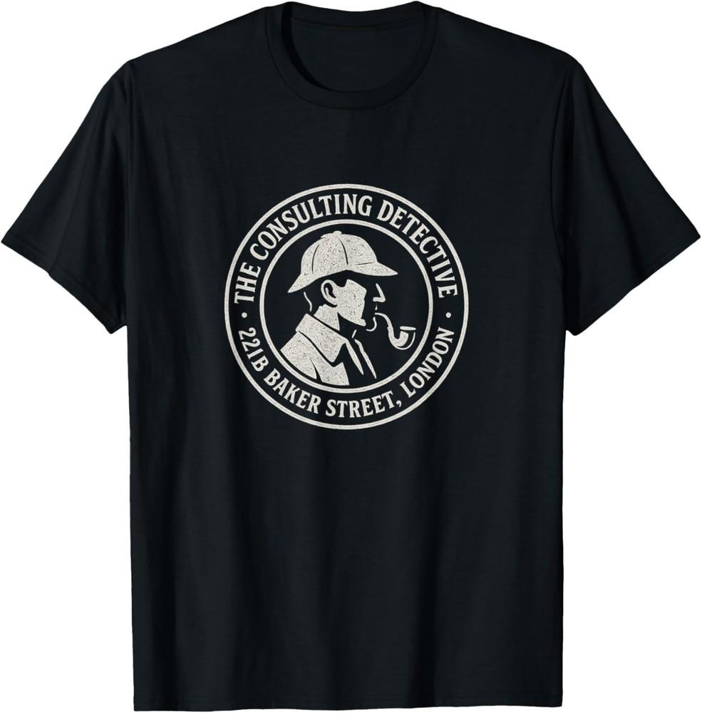 

Sherlock Holmes Consulting Detective Vintage Design T-Shirt L