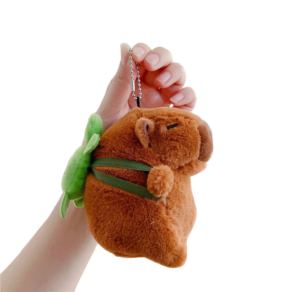 Cosplay Capybara Plüsch Schlüsselanhänger Rucksackanhänger Cartoon Auto Schlüsselanhänger Handtaschen Dekoration Damen Accessoires Geburtstagsgeschenk