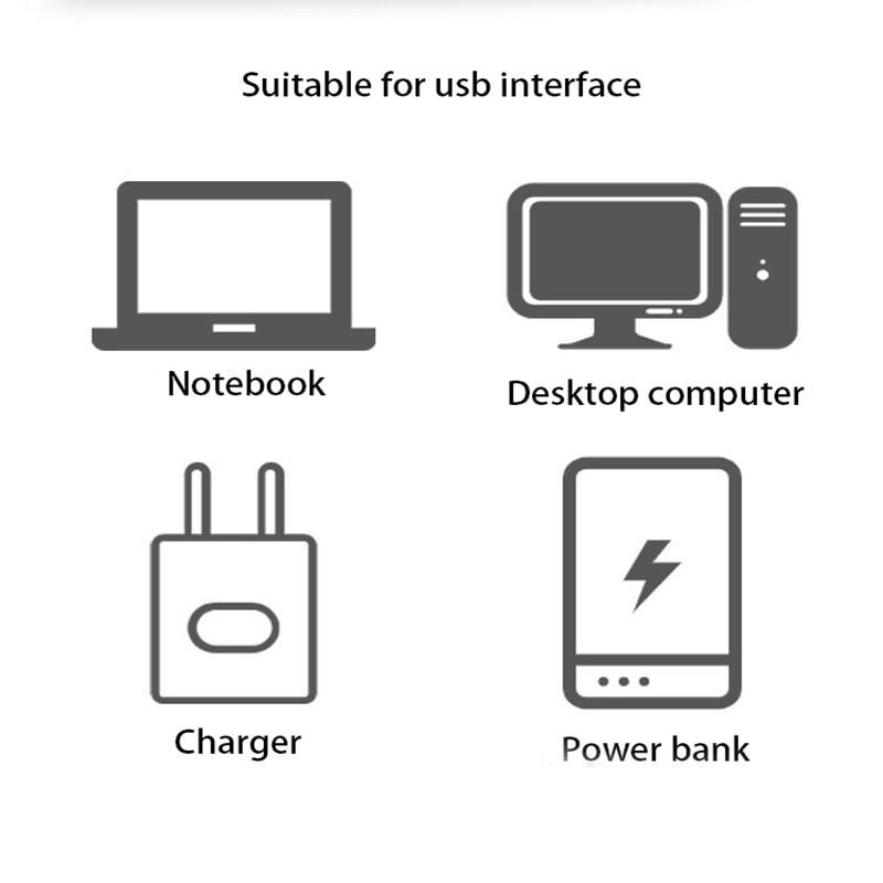 1/2pcs USB Light LED Usb Lamp Eye Protection Reading Light Computer Reading Lamp Mobile Power Charging Book Lamps Night Light