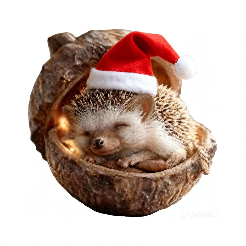 2D Acrylic Forest Animal Acorn Ornament Woodland Creature Christmas Ornaments Animals Hanging Decor For Home Party Decoration
