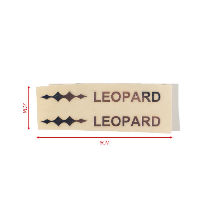 For Byd Equation Leopard 8 2025 Metal Car Label Non Fading 3D Stereoscopic Car Label Modified Decorative Stickers