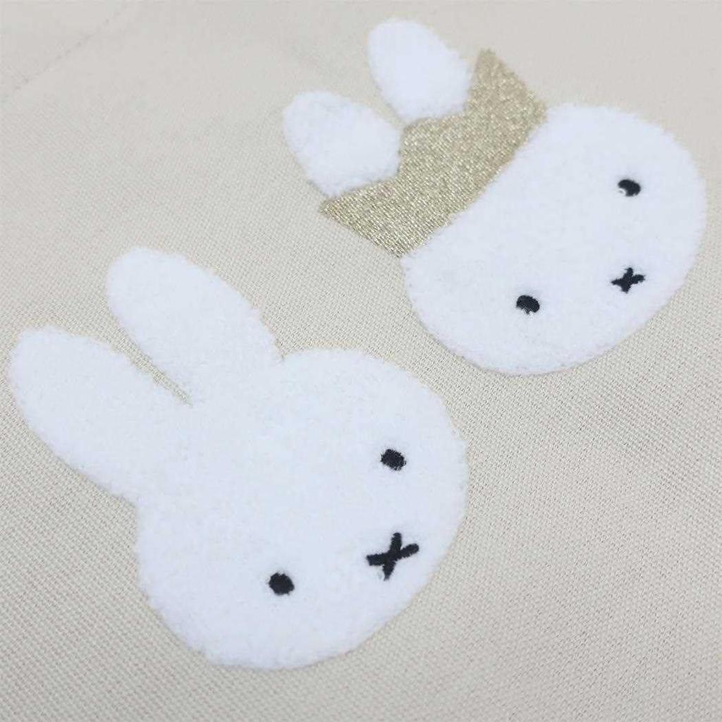 Marimo Craft MIFFY 70th Anniversary Gold Black Series Tote Gold Black W250 X H250 X & Bag, & Miffy, D120mm, DBM-2633