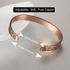Pure Copper Bracelets Magnetic Butterfly Adjustable Vintage Cuff Bangles 9.7mm Health Energy High Magnet Jewelry Resizable Metal