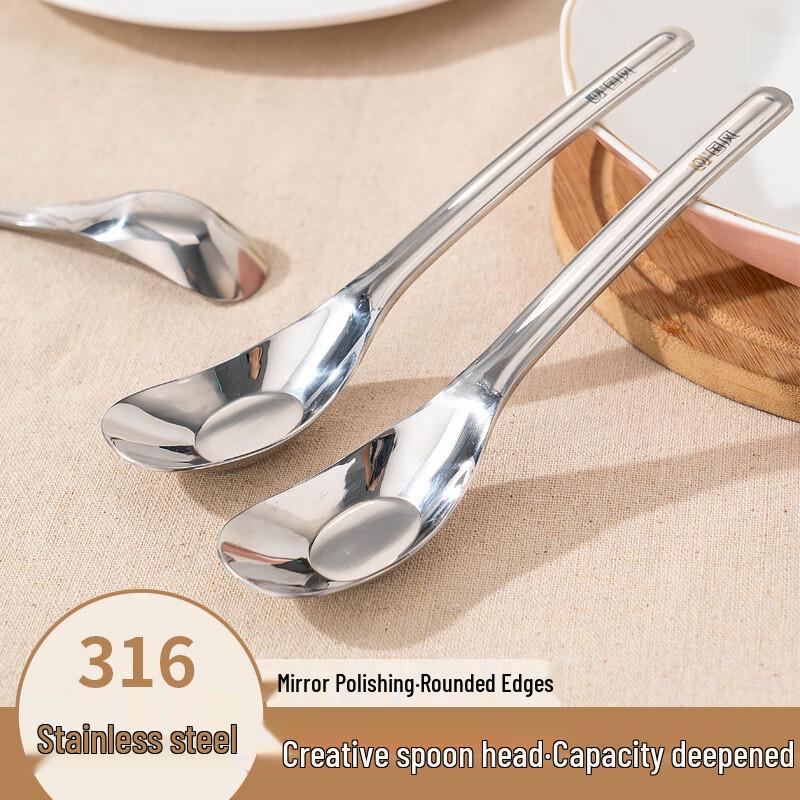 Chinese Style Stainless Steel Spoon