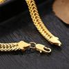 18K 21cm Bracelet Gold Gp Gold Gold Chain Boyfriend Men's Unique Gold Chain Chain Bracelet