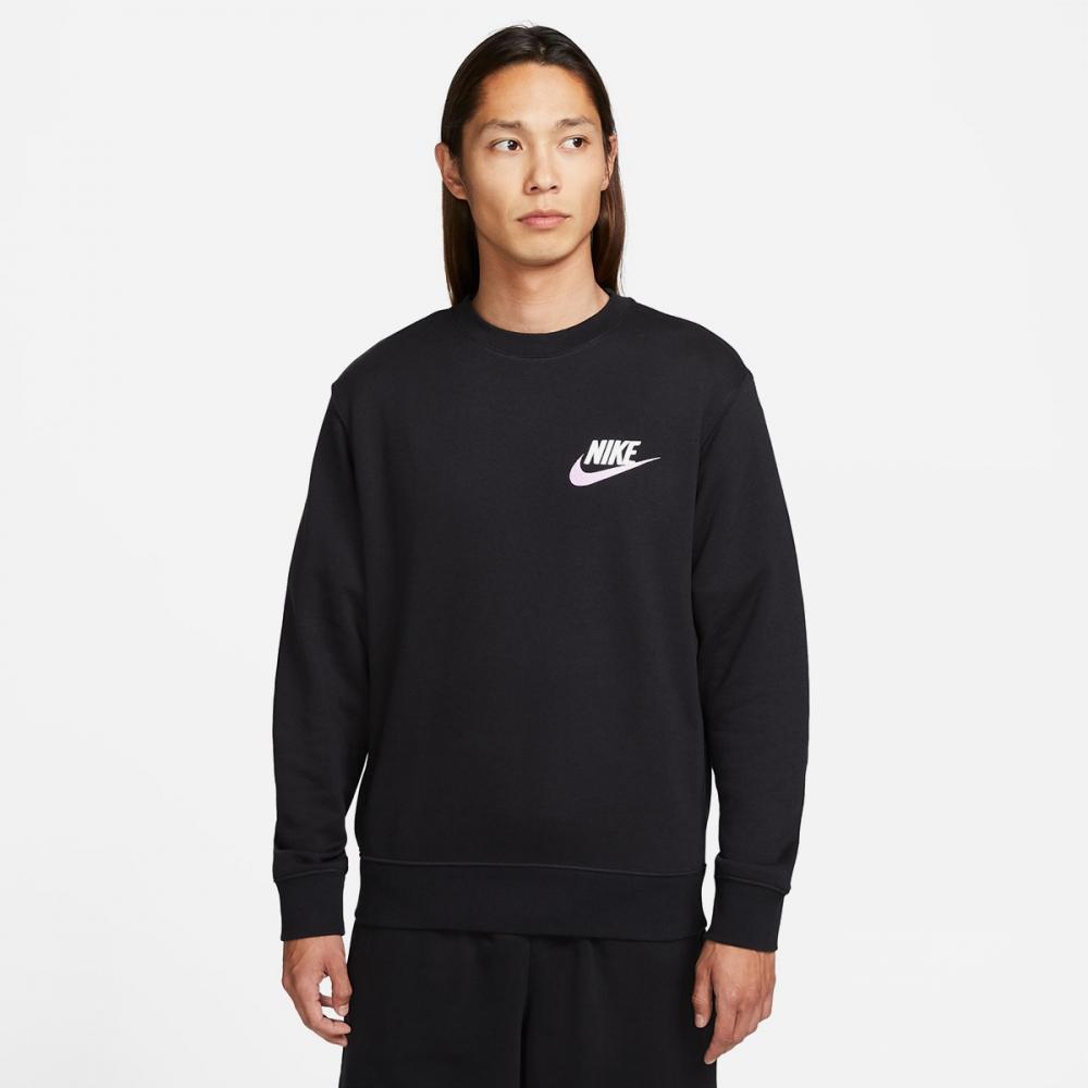 

Nike Мужчины Флисовый пуловер Nike Club Crew FB7685 010