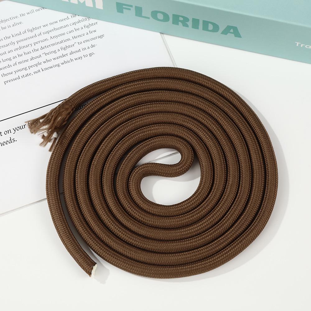 7mm mehrfarbiges geflochtenes Polyesterseil - Auffällig, verschleißfest, vielseitiges Rundseil für DIY