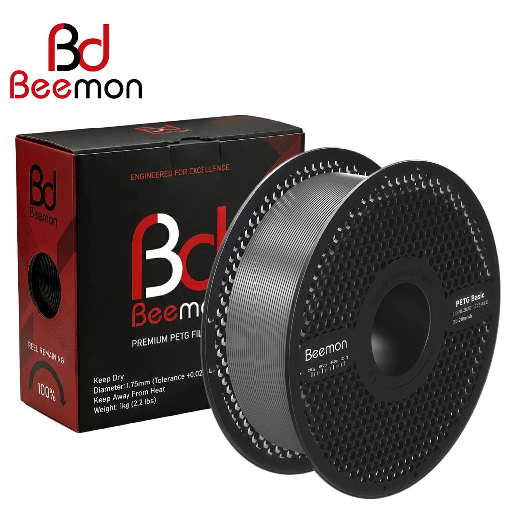 BEEMON Printer Filament 1.75mm, 1kg (2.2lbs), Easy to Print, No Warping, for Beginners & Experienced 3D Printing Enthusiasts