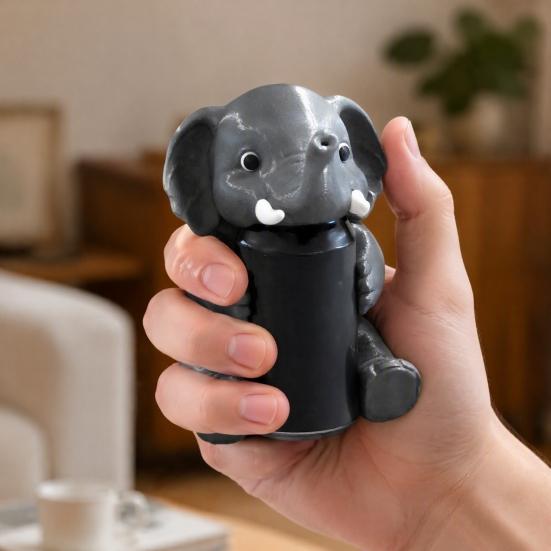 Copri Lattine Bevande Dinosauro Ippopotamo Rana Elefante Tappo Protettore per Bibite, Coperchi Animali Carini Stampati 3D, Protezione da Polvere e Mantenimento Carbonatazione