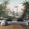 Tropical Plant Tapestry Cactus Wall Hanging Painting Nordic Style Bedroom Fabric Background Decoration Home Sofa Mat Bed Sheet
