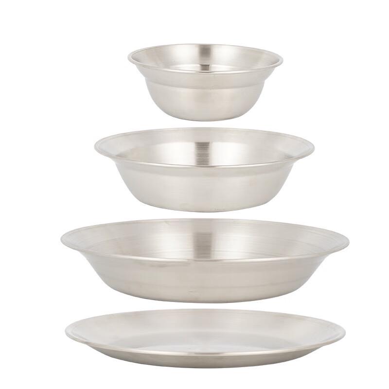 

ZhiShi Outdoor Stainless Steel Camping Dish Set 140*140*53mm