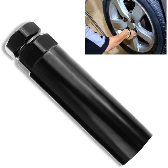 Large 6 Spline Lug Nut Socket,Wheel Lock Key Replacement For Aftermarket 6 Spline Lug Nut,Wheel Lock Removal Tool For 21 Mm(13/16 Inch)&22 Mm(7/8