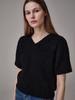 Saengleogsyu Balloon Short Sleeve Knit Black