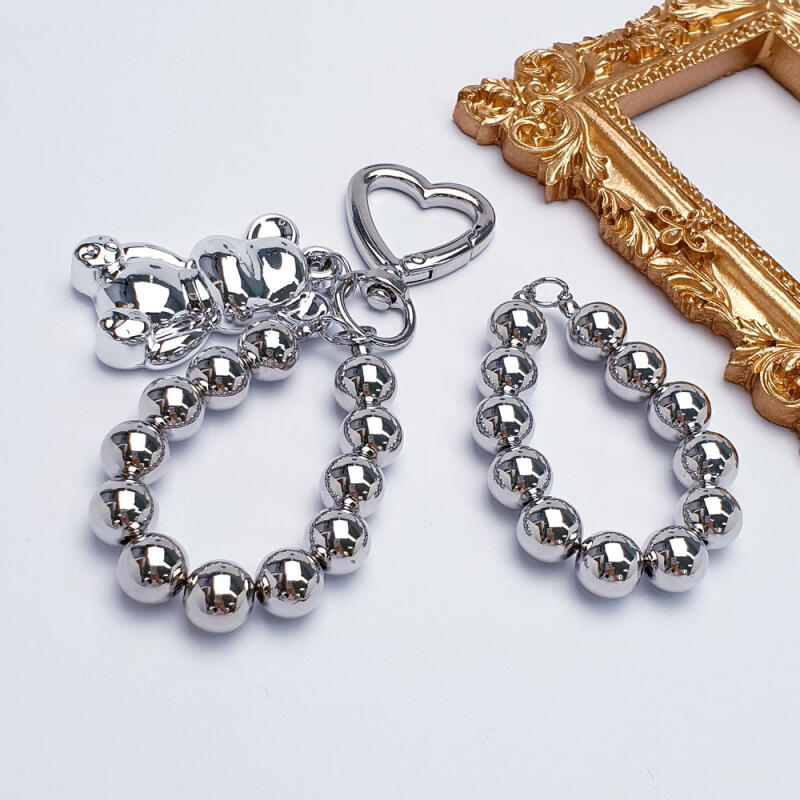 CCB Kovový Korálkový Pásek Klíčenka na Mobilní Telefon Příslušenství