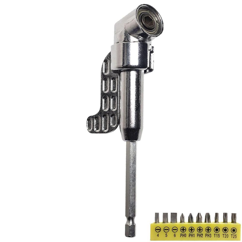 Self-Locking 105°Right Angle Drill Adapter  for Power Drill Tool