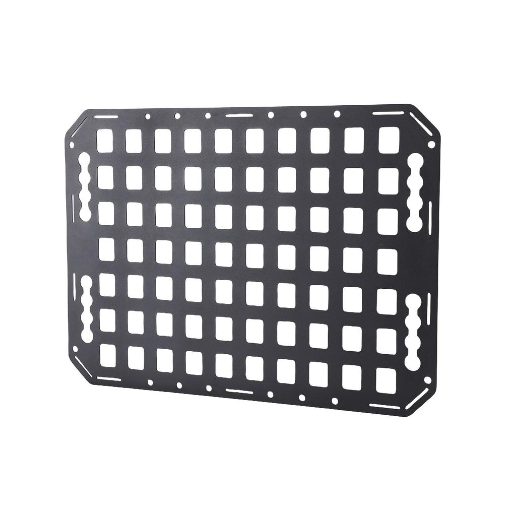 Truck Bed Molle Panel 533x390x2mm Multifunctional High Hardness Aluminum L Rail Mount Cargo Tool Storage Molle Panel