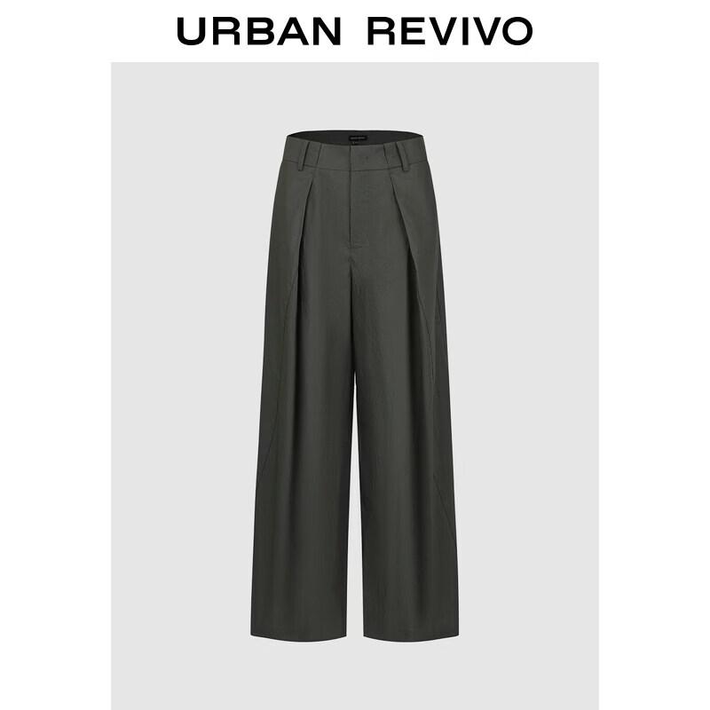 UR2026 Women s Summer Pleated High-Waist Wide-Leg Pants L