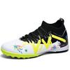 35-45 High-top Football Boots Rubber Short Nail Youth Sneakers Football Training Shoes Art Makeup Lawn Children Football Boots