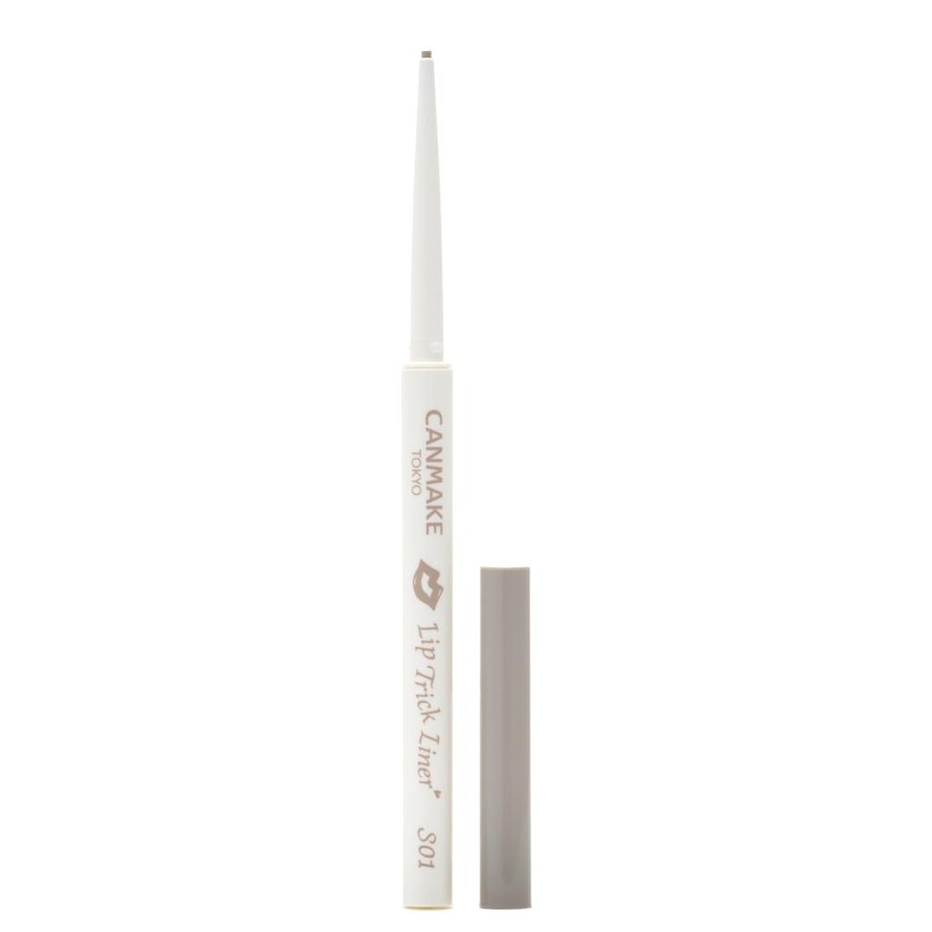 Canmake Lip Trick Liner S01 Bruise Gray Shading Lip Retractable Pencil, 1.5mm,