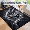 Custom Text Printed Rug Scorpions Non Slip Floor Carpet For Home Room Decor