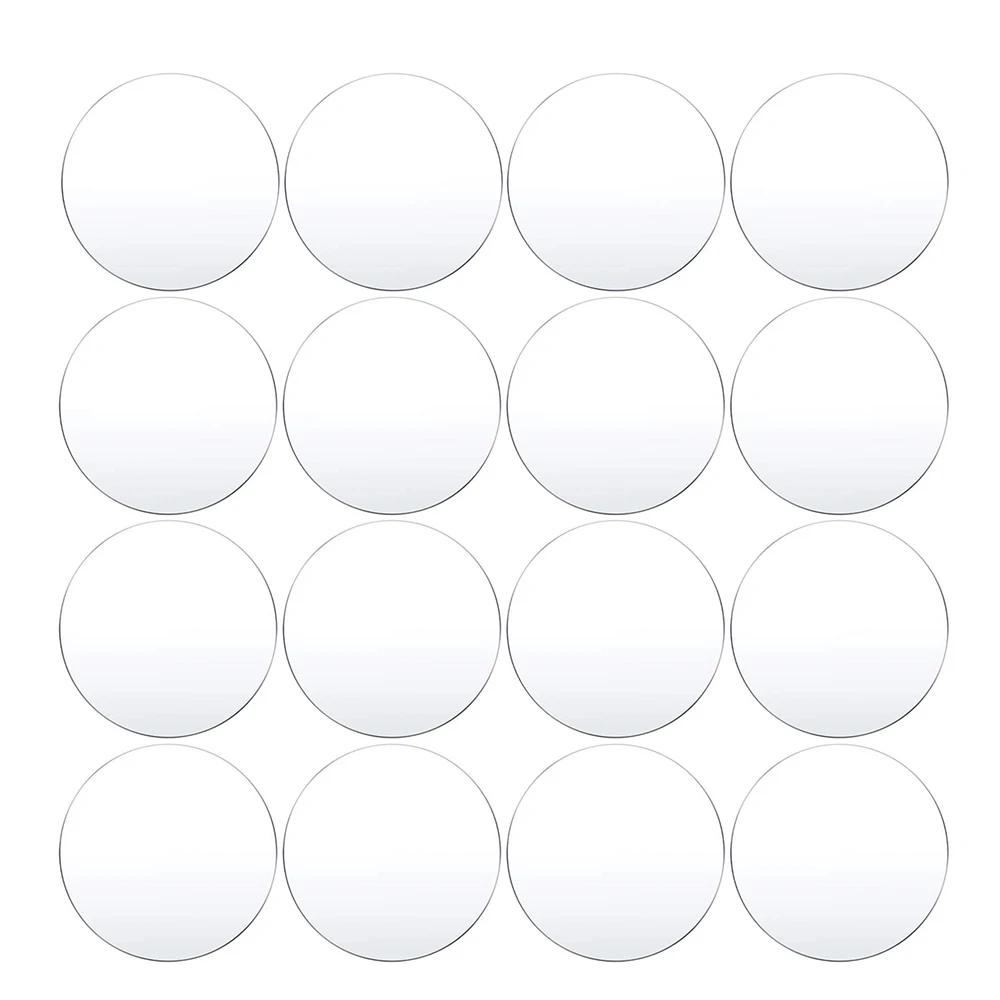 10/20 szt. Okrągły Przezroczysty Arkusz Akrylowy Przezroczysta Płyta/Szkło Pleksi Projekt Nakładki na Tort Puste Dyski Akrylowe Narzędzia do Dekoracji Tortu