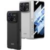 Mix Fold 4 Full Cover Protective Case With Magnetic Hinge Kickstand Matte Finish Side Pocket Design