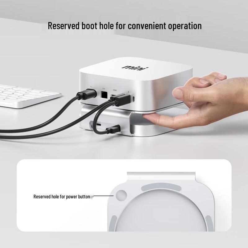 Hagibis Mac mini M4 Expansion Hub with SSD Enclosure