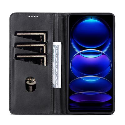 AZNS For Huawei Nova 12i 4G/Enjoy 70 Pro Case Leather Cowhide Texture Wallet Phone Cover