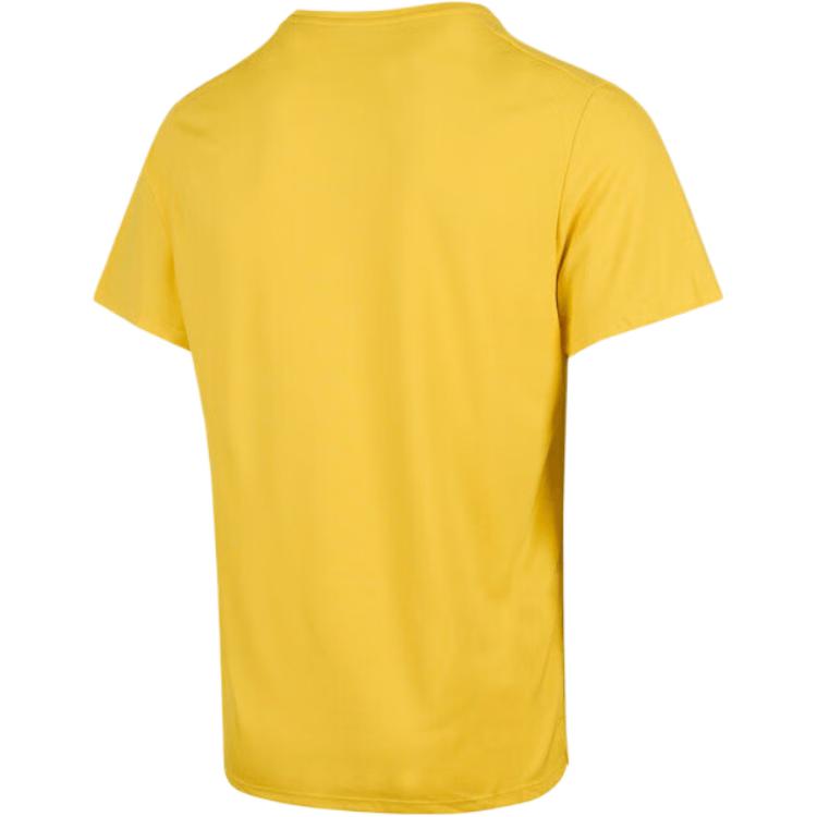 Nike Miler As M Nk Run Energy Round Neck Logo Versatile Breathable T-Shirt Men T-Shirts Yellow HJ3565-718